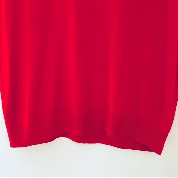 Vintage VTG Trust Red Grandpa Sweater Vest Sweatervest Acrylic 2XLT - Picture 4 of 5